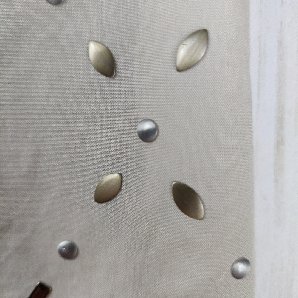 J Crew metallic studded tank top shell - Picture 3 of 8